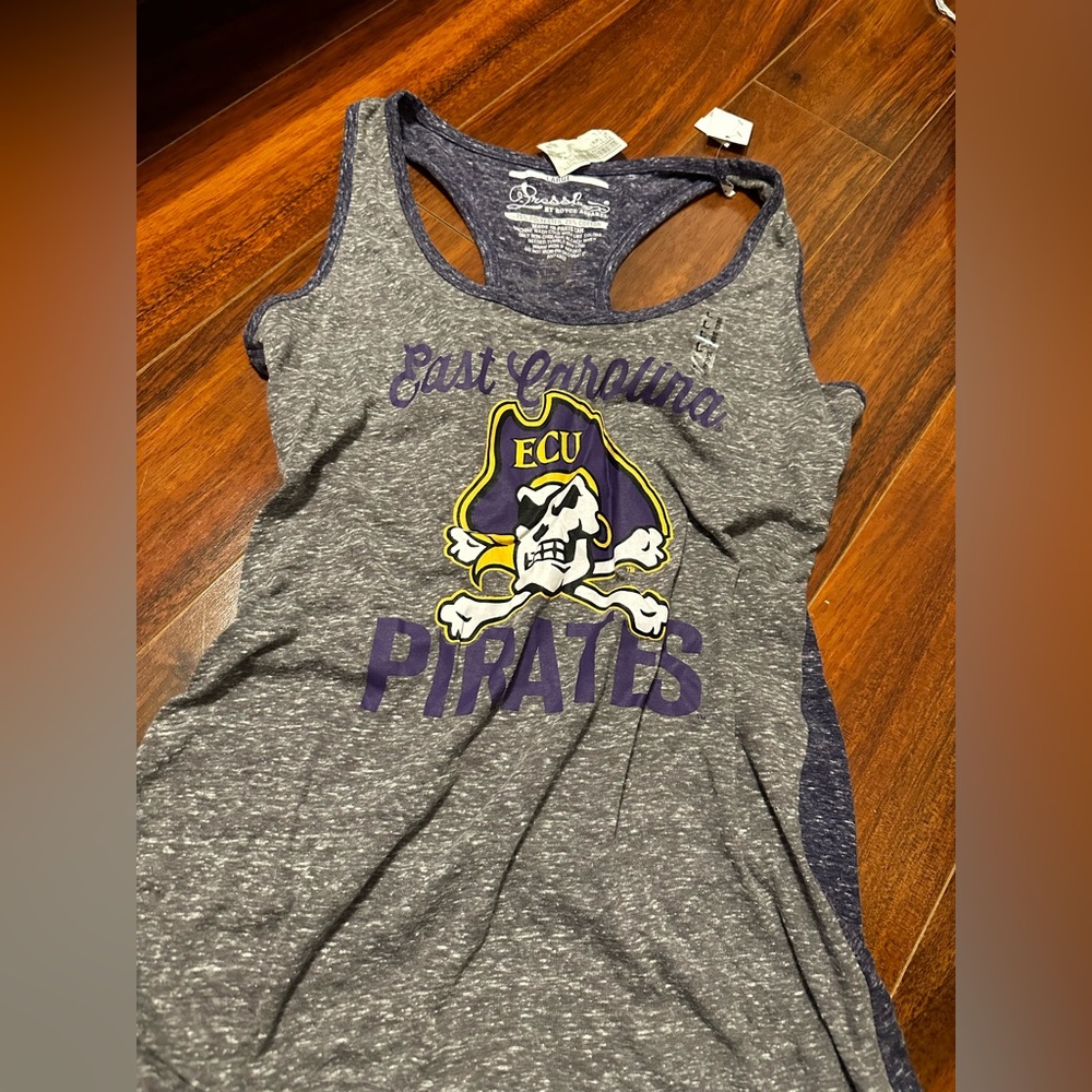 east carolina racerback tank top